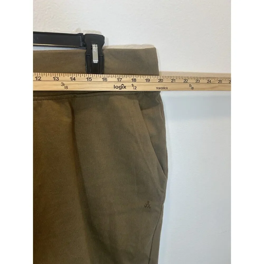 Alternative Men's XL Cotton Drawstring Lounge Casual Relax Shorts Olive